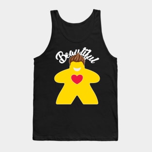 Beautiful Meeple Yellow Tank Top